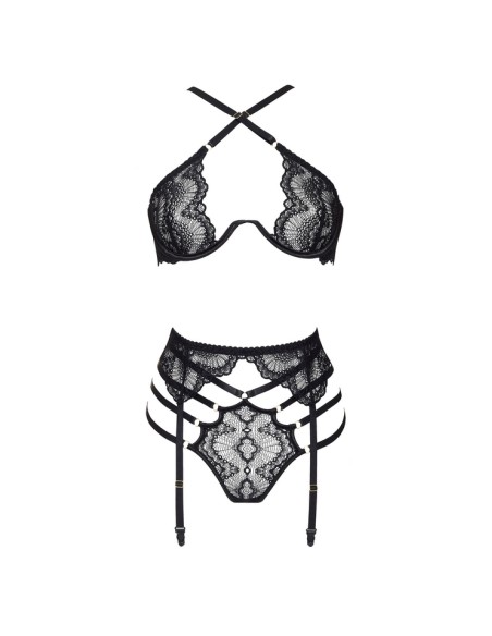 Black zestaw underwear Natasha Beauty Night Fashion