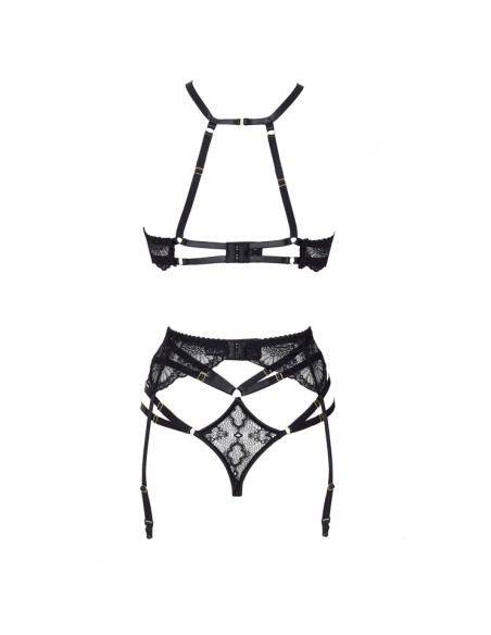 Black zestaw underwear Natasha Beauty Night Fashion