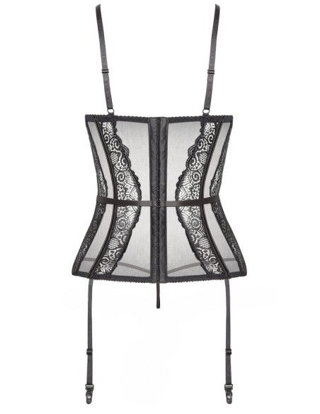 Corset bieliźniany black Ravenna Beauty Night Fashion