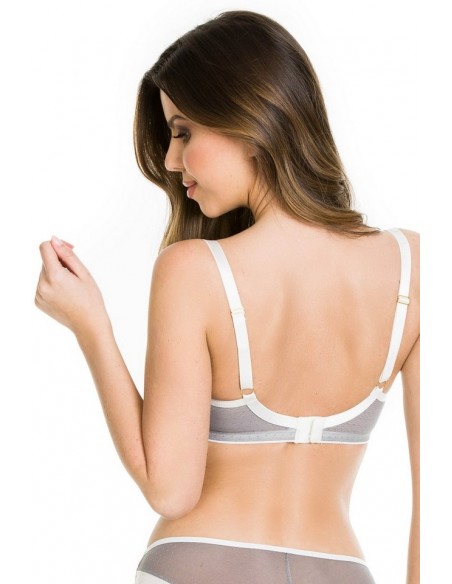 Biustonosz Mediolano Ida 19159, miękki z koronki