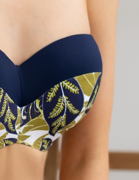 Biustonosz kąpielowy bardotka usztywniany Krisline Paros