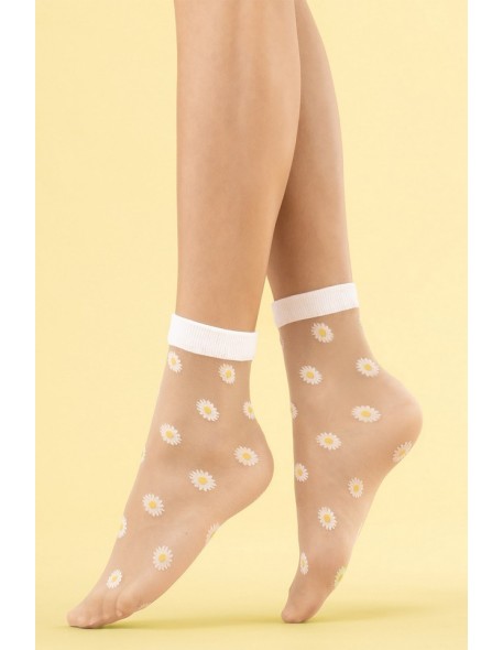 Daisy - socks 20 den, Fiore