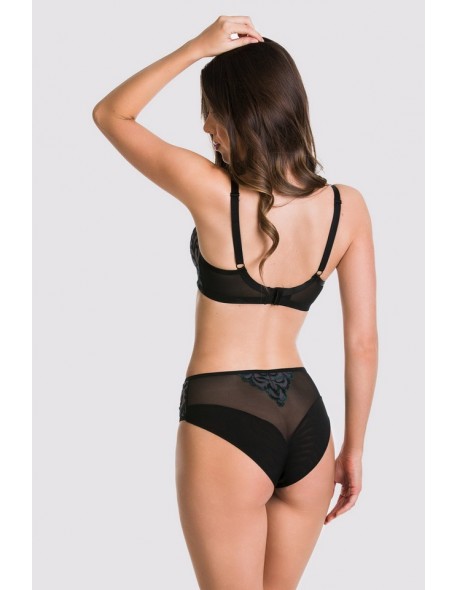 Bra Roma plunge 19178 black, Mediolano