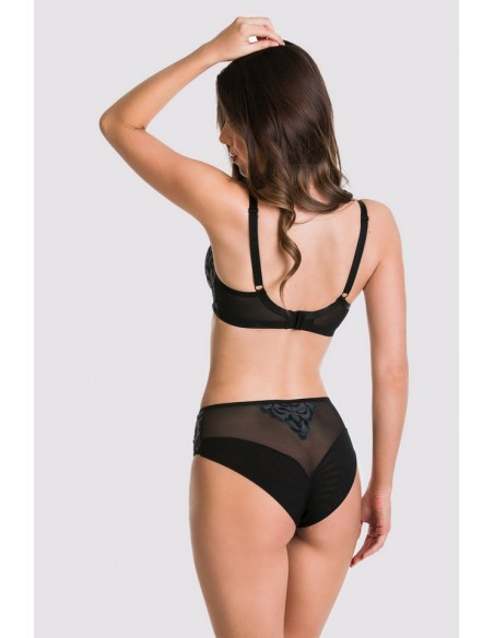 Bra Roma plunge 19178 black, Mediolano