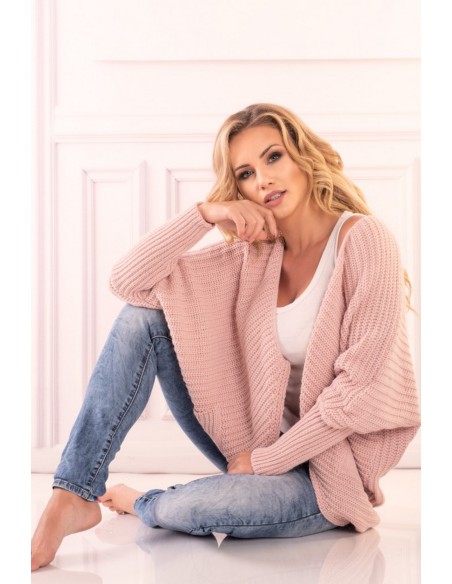 Monaren kardigan ladies' with long sleeve powdery, Merribel