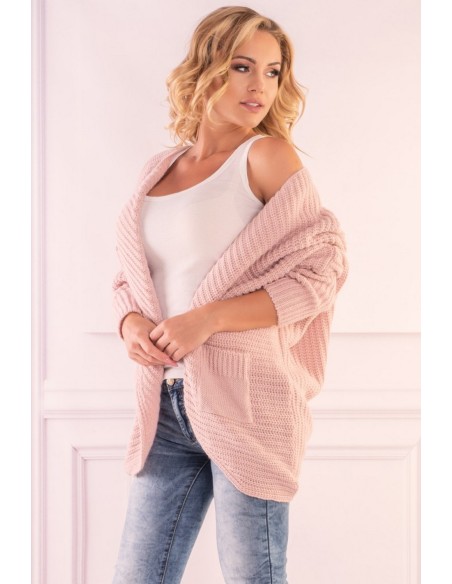 Monaren kardigan ladies' with long sleeve powdery, Merribel