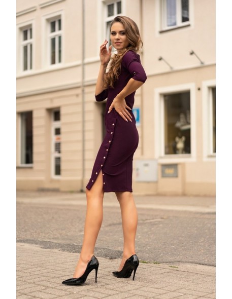 AeRoma dress women's pencil skirt with buttons...