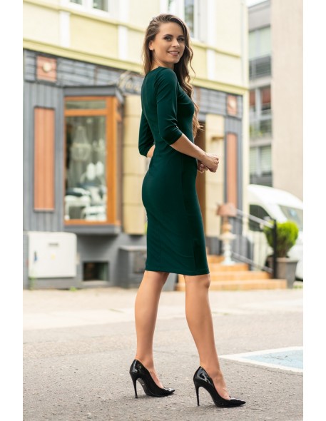 AeRoma sukienka damska ołówkowa z guzikami...