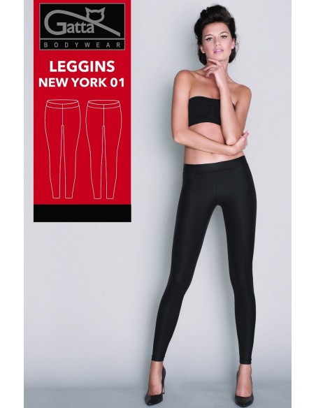 Legginsy women's with eko skóry Gatta New York 1