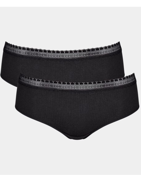 Women'"s briefs 2 Pack Sloggi Go Ribbed Hipster C2P