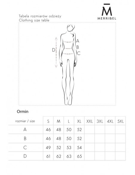 Ormin blouse women's with ozdobnymi długimi rękawami khaki, Merribel b50