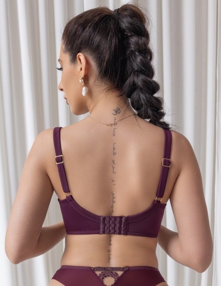 Bra soft half cup praline Krisline Fortuna