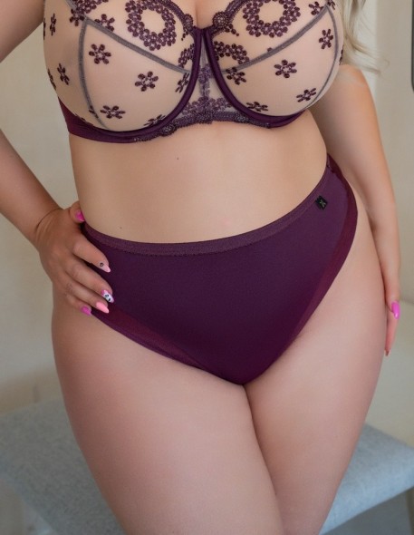 Thongs women's with wysokim stanem light praline Krisline Fortuna