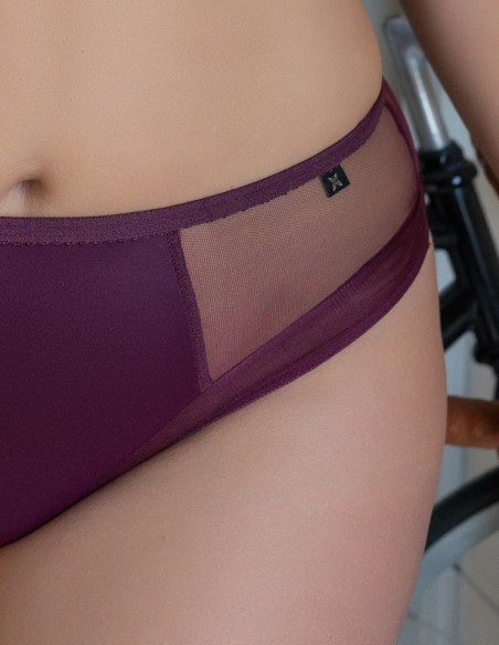 Majtki damskie z wysokim stanem praline Krisline Fortuna 