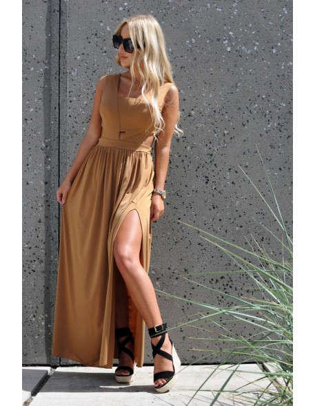Dress Folowia Camel, Merribel