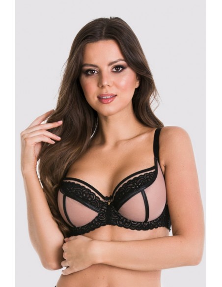 Biustonosz Sicilia soft 19180 Mediolano beżowo-czarny