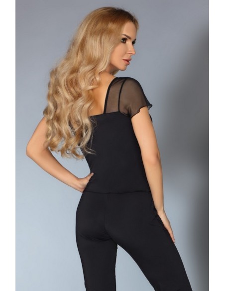 Dorothy piżama damska czarna, Livia Corsetti lc 90320 