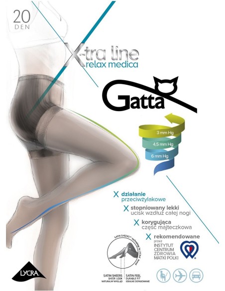 Tights uciskowe przeciwżylakowe Gatta Body Relaxmedica 20 den