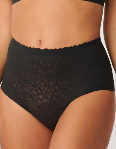 Majtki z wysokim stanem Sloggi Zero Feel Lace...