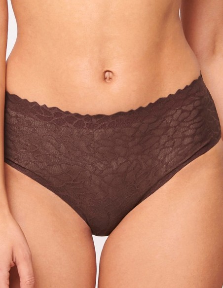 Majtki z wysokim stanem Sloggi Zero Feel Lace 2.0 High Waist