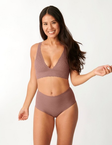 Majtki z wysokim stanem Sloggi Zero Feel Lace 2.0 High Waist