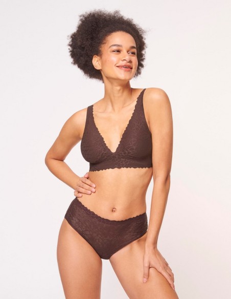 Majtki z wysokim stanem Sloggi Zero Feel Lace 2.0 High Waist