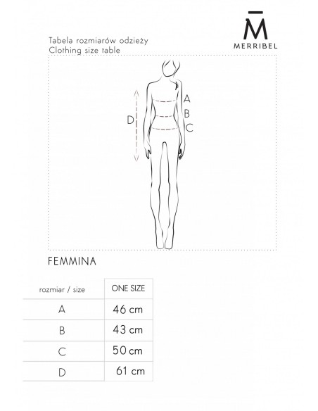 Bluzka femmina black Merribel