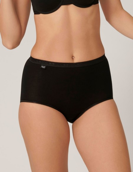 Majtki z wysokim stanem 2 Pak Sloggi Basic+ Maxi 2P