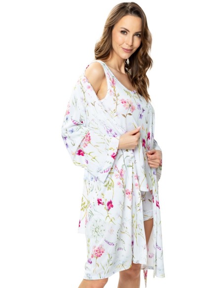 Bathrobe ladies' thin Mewa Flores