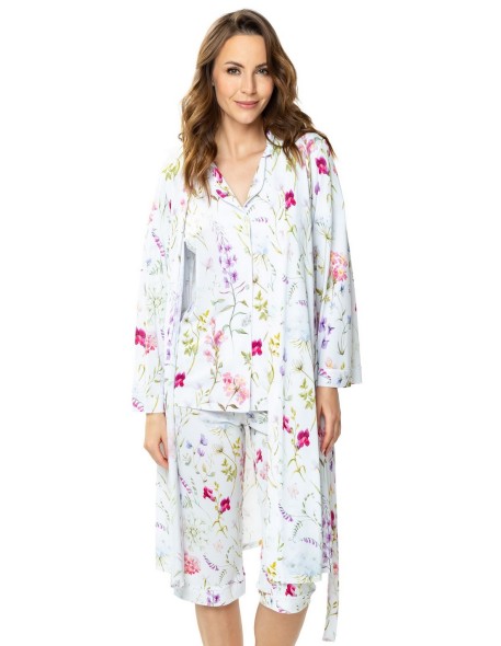 Bathrobe ladies' thin Mewa Flores