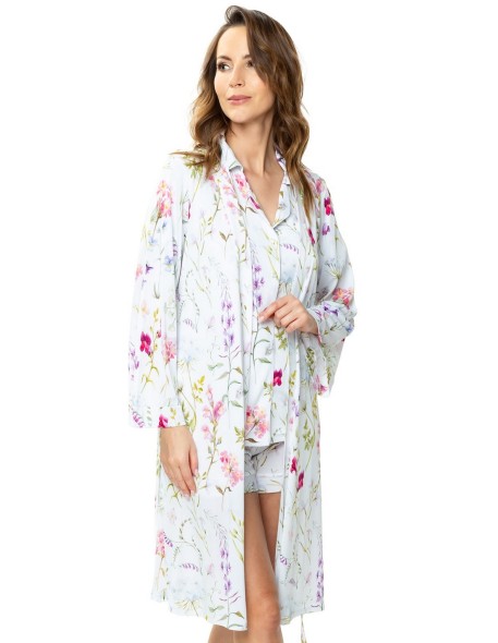 Bathrobe ladies' thin Mewa Flores
