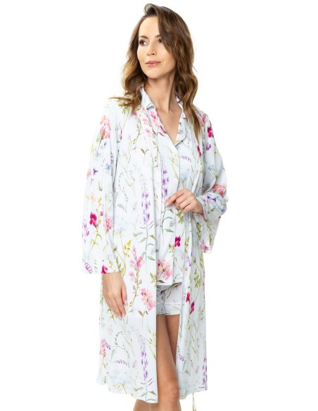 Bathrobe ladies' thin Mewa Flores