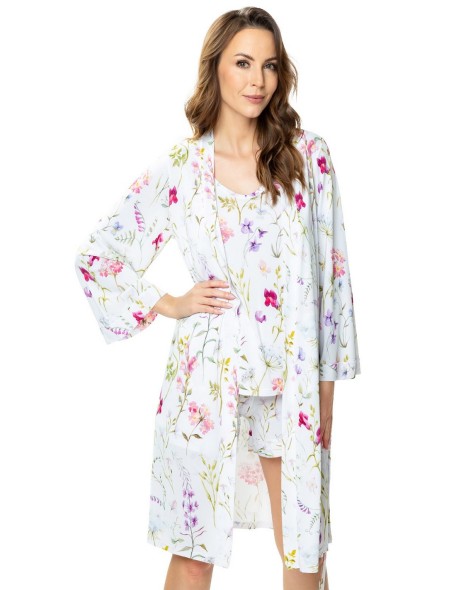 Bathrobe ladies' thin Mewa Flores