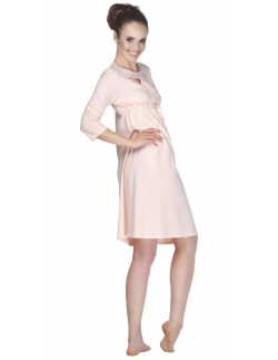 Bawełniana shirt pregnancy Mewa Babygirl morelowa 2