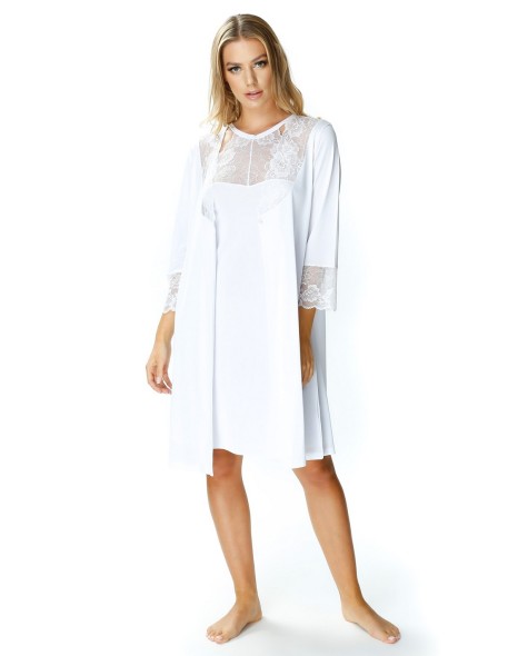 Peniuar ladies' white Mewa Honeymoon