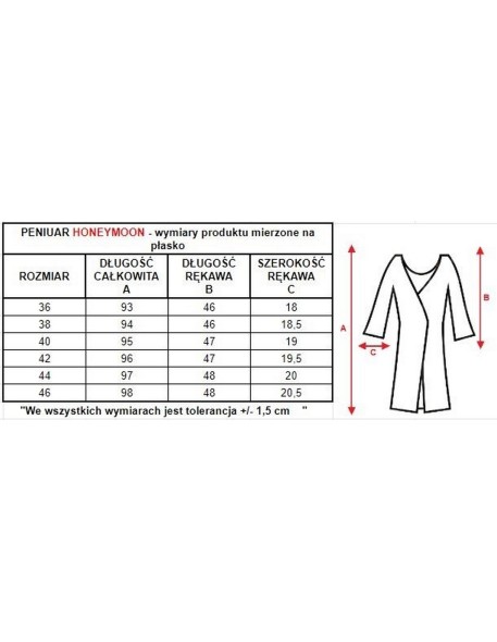 Peniuar ladies' white Mewa Honeymoon