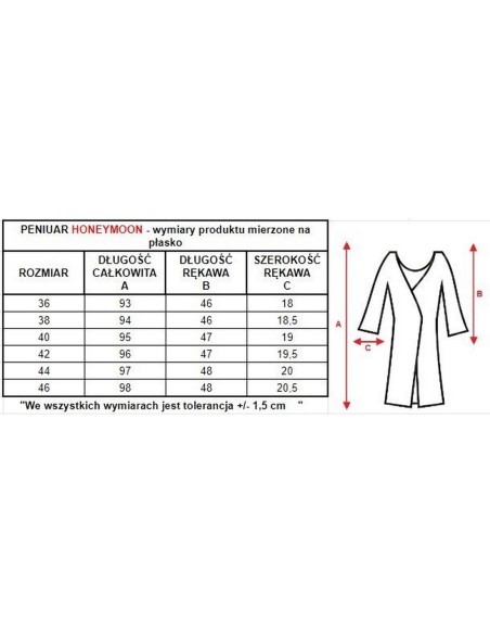 Peniuar ladies' white Mewa Honeymoon