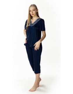 Dwuczęściowa pajamas women's short sleeve Mewa Xenia