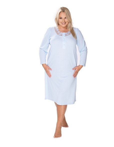 Shirt night with long sleeve Mewa Antonina