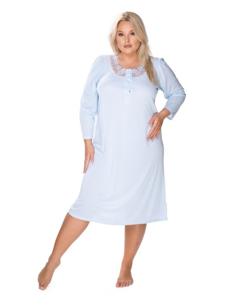 Shirt night with long sleeve Mewa Antonina