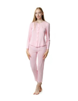 Pajamas women's long rozpinana Mewa Maria