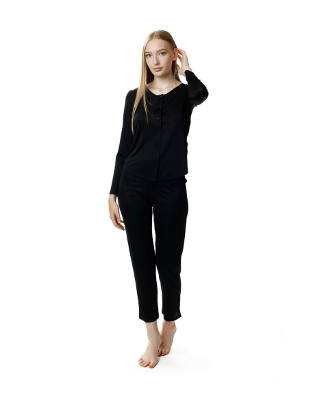 Pajamas women's long rozpinana Mewa Maria