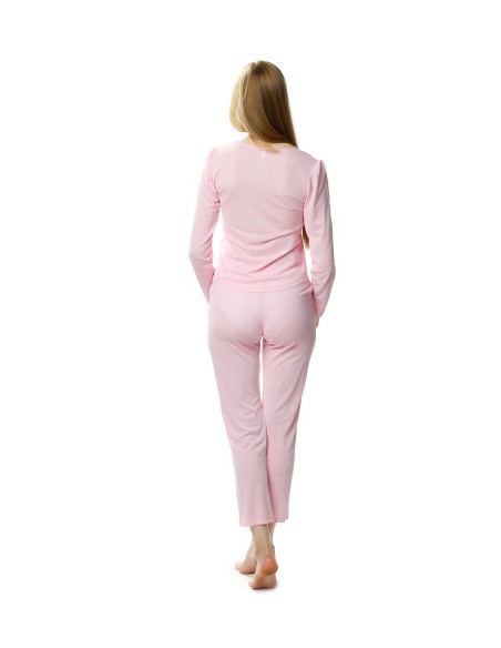Pajamas women's long rozpinana Mewa Maria