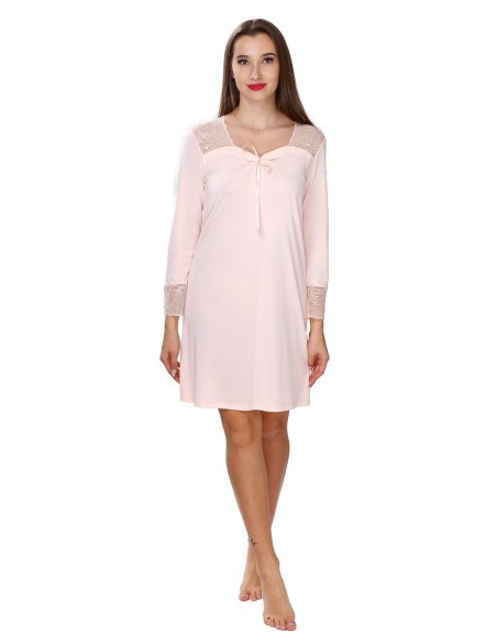 Koszula nocna z dlugim rekawem Mewa Delice 