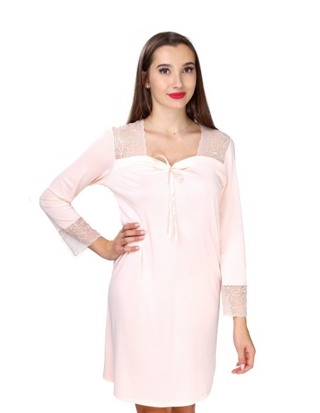 Koszula nocna z dlugim rekawem Mewa Delice 