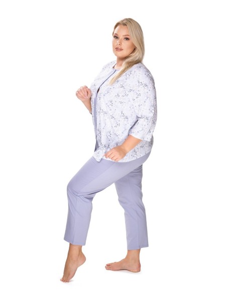 Bawełniana pajamas women's na guziki Mewa Helena