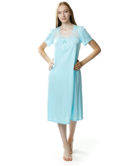 Koszula nocna jedwab wiskozowy Mewa Berenika 