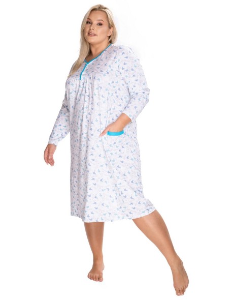 Shirt night women's bawełniana Mewa Anna