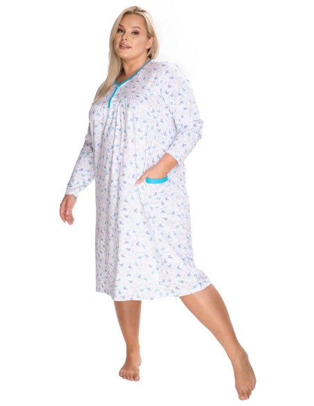 Koszula nocna damska bawełniana Mewa Anna 
