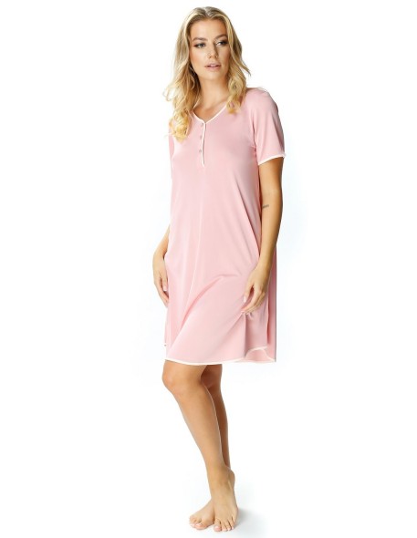 Wiskozowa shirt night with guziczkami Mewa Teresa